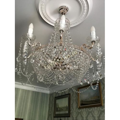 Люстра Елизавета №13 в Саратове Гусь Хрустальный