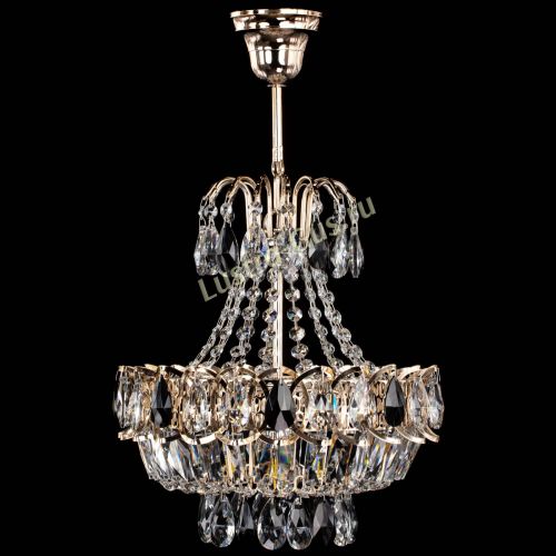 Люстра Ника 1 лампа черная в Саратове Гусь Хрустальный