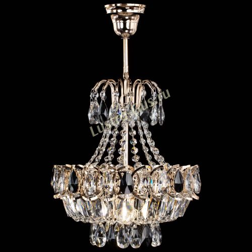 Люстра Ника 1 лампа черная в Саратове Гусь Хрустальный