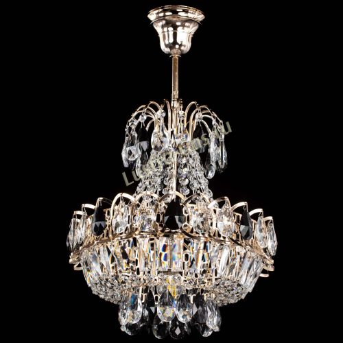 Люстра Ника 1 лампа черная в Саратове Гусь Хрустальный