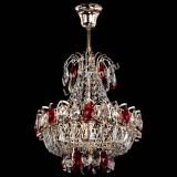 Люстра Ника 1 лампа красная в Саратове