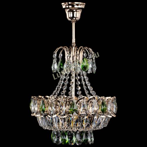 Люстра Ника 1 лампа зеленая в Саратове Гусь Хрустальный