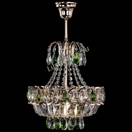 Люстра Ника 1 лампа зеленая в Саратове Гусь Хрустальный