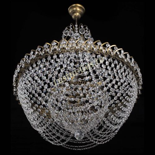 Люстра Ника Лепестки №5 под бронзу в Саратове Гусь Хрустальный