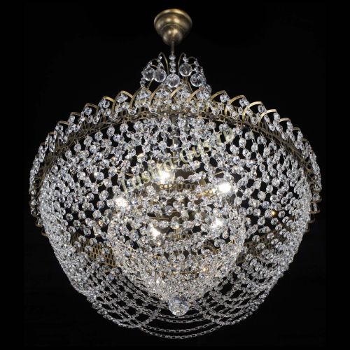 Люстра Ника Лепестки №5 под бронзу в Саратове Гусь Хрустальный