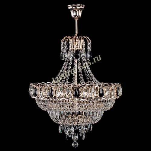 Люстра Ника подвесная Черная в Саратове Гусь Хрустальный