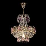 Люстра Ника 1 лампа розовая в Саратове