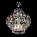 Люстра Ника 1 лампа розовая в Саратове