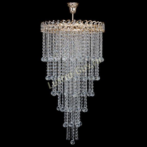 Люстра Октава длинная с подвесом в Саратове Гусь Хрустальный