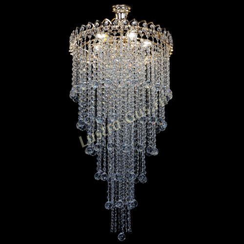 Люстра Октава длинная с подвесом в Саратове Гусь Хрустальный