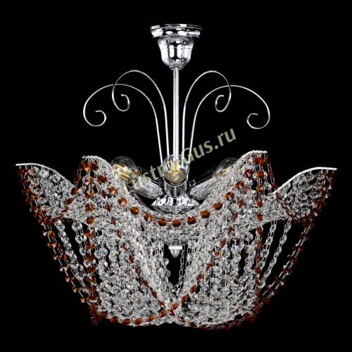 Люстра Орхидея №3 чайная в Саратове Гусь Хрустальный