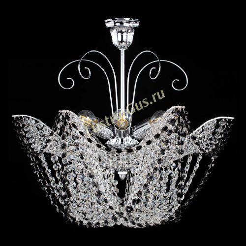 Люстра Орхидея №3 черная в Саратове Гусь Хрустальный
