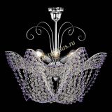 Люстра Орхидея №3 фиолетовая в Саратове