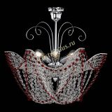 Люстра Орхидея №3 красная в Саратове