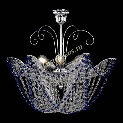 Люстра Орхидея №3 синяя в Саратове Гусь Хрустальный