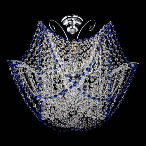 Люстра Орхидея №3 синяя в Саратове Гусь Хрустальный