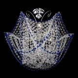 Люстра Орхидея №3 синяя в Саратове