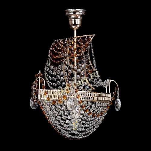 Люстра Парусник №1 чайный в Саратове Гусь Хрустальный