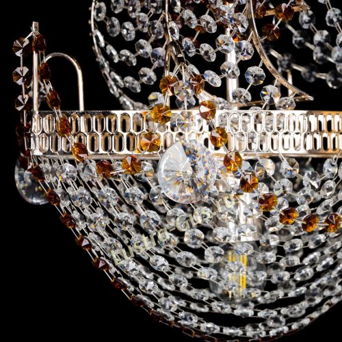 Люстра Парусник №1 чайный в Саратове Гусь Хрустальный