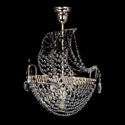 Люстра Парусник №1 черный в Саратове Гусь Хрустальный