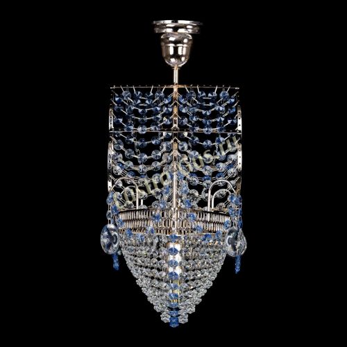 Люстра Парусник №1 синий в Саратове Гусь Хрустальный