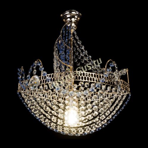 Люстра Парусник №1 синий в Саратове Гусь Хрустальный