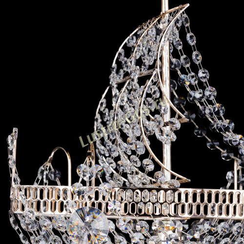 Люстра Парусник №1 в Саратове Гусь Хрустальный