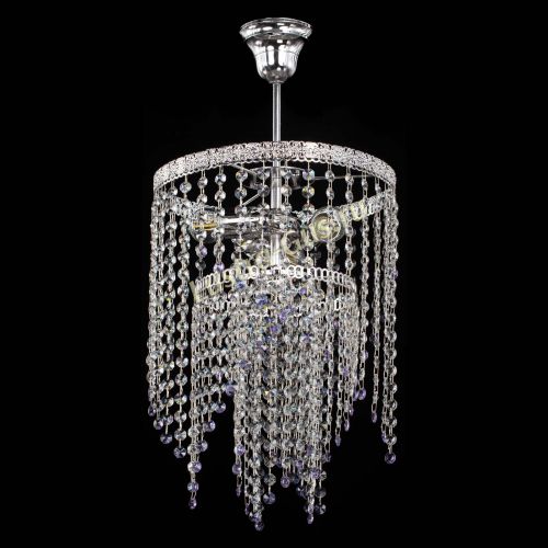 Люстра Токката Капель №3 фиолетовая в Саратове Гусь Хрустальный