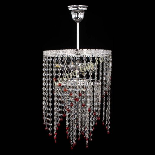 Люстра Токката Капель №3 красная в Саратове Гусь Хрустальный