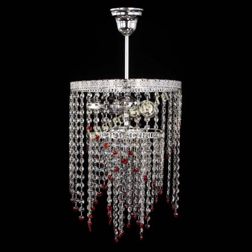 Люстра Токката Капель №3 красная в Саратове Гусь Хрустальный