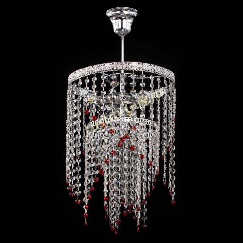 Люстра Токката Капель №3 красная в Саратове Гусь Хрустальный