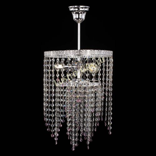 Люстра Токката Капель №3 розовая в Саратове Гусь Хрустальный