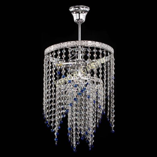 Люстра Токката Капель №3 синяя в Саратове Гусь Хрустальный