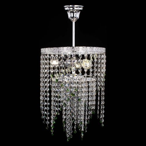 Люстра Токката Капель №3 зеленая в Саратове Гусь Хрустальный