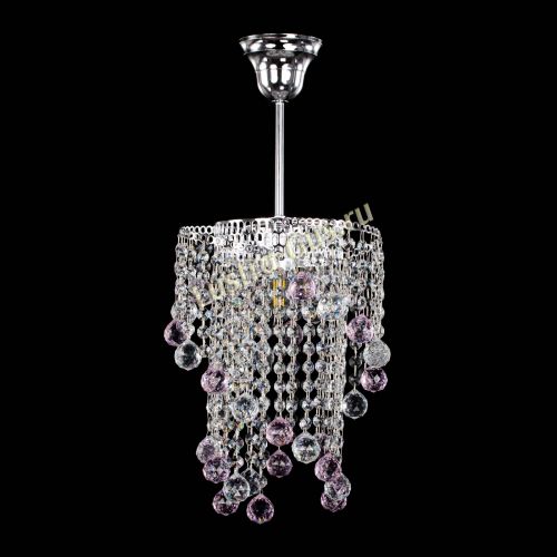 Люстра Вектор №4 розовая в Саратове Гусь Хрустальный