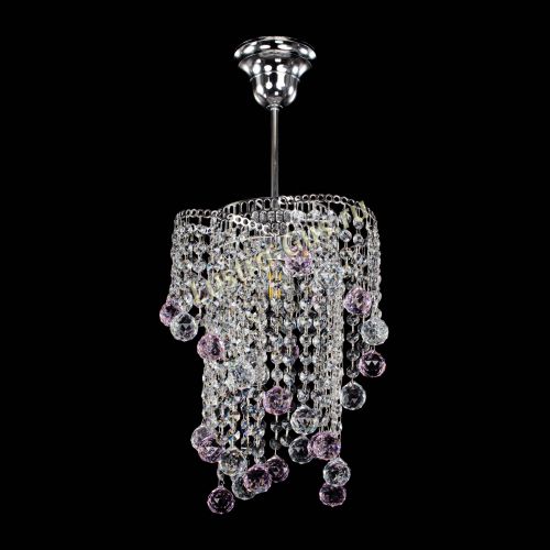 Люстра Вектор №4 розовая в Саратове Гусь Хрустальный