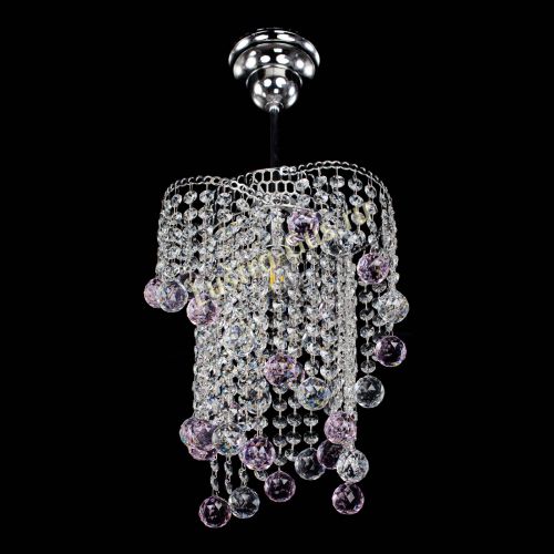 Люстра Вектор №4 розовая в Саратове Гусь Хрустальный