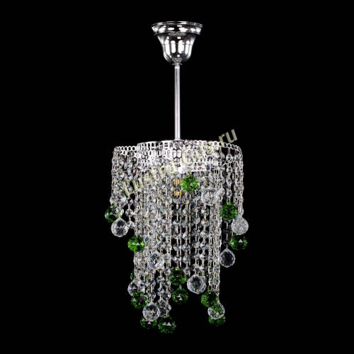 Люстра Вектор №4 зеленая в Саратове Гусь Хрустальный