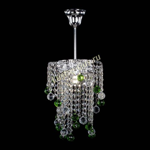 Люстра Вектор №4 зеленая в Саратове Гусь Хрустальный