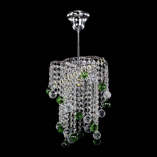 Люстра Вектор №4 зеленая в Саратове Гусь Хрустальный