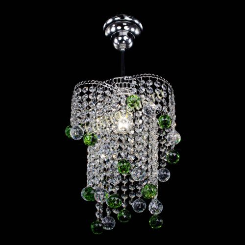 Люстра Вектор №4 зеленая в Саратове Гусь Хрустальный