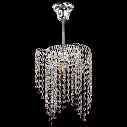 Люстра Вектор №5 розовая в Саратове Гусь Хрустальный