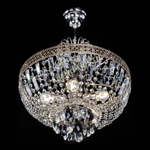 Люстра Венеция Астра №5 черная в Саратове Гусь Хрустальный