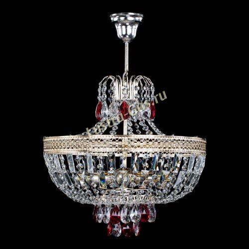 Люстра Венеция Астра №5 красная в Саратове Гусь Хрустальный