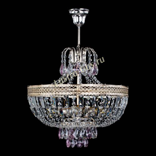 Люстра Венеция Астра №5 розовая в Саратове Гусь Хрустальный