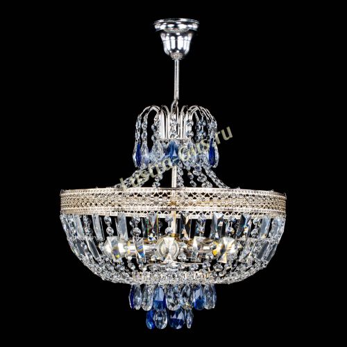 Люстра Венеция Астра №5 синяя в Саратове Гусь Хрустальный