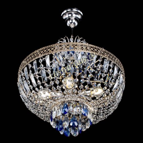 Люстра Венеция Астра №5 синяя в Саратове Гусь Хрустальный