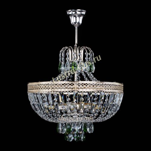 Люстра Венеция Астра №5 зеленая в Саратове Гусь Хрустальный