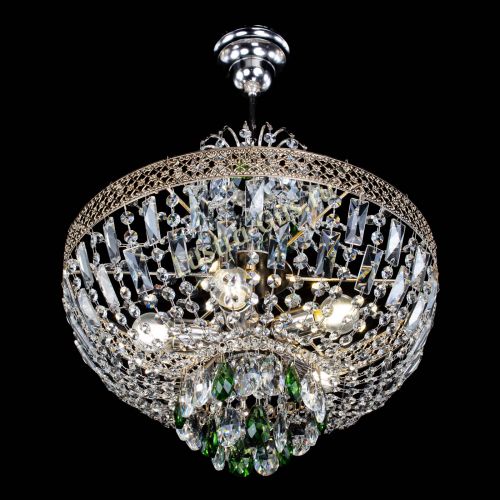 Люстра Венеция Астра №5 зеленая в Саратове Гусь Хрустальный