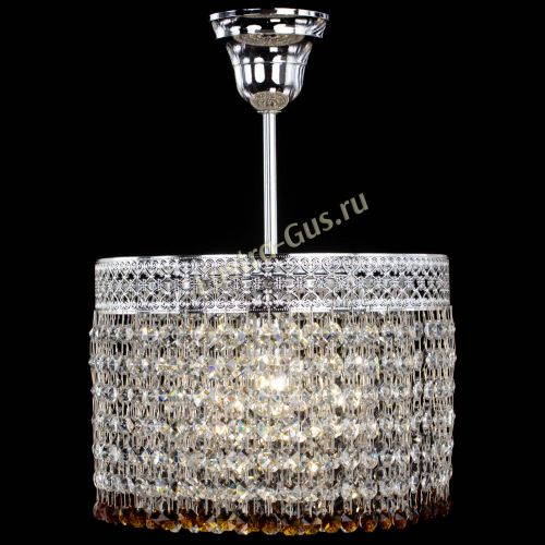 Люстра Венеция Капель №1 с подвесом Чайная в Саратове Гусь Хрустальный